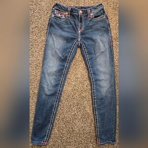 True Religion Jennie Curvy Mid-Rise Super Skinny Jeans